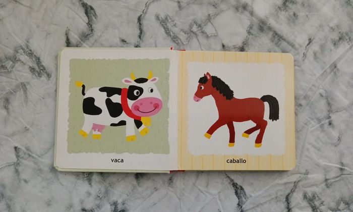 Libro bebe la granja/ livre bébé la ferme espagnol - photo numéro 4