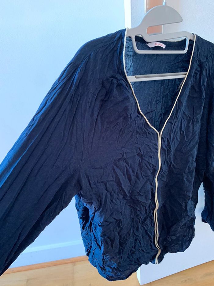 Blouse bleue - photo numéro 4