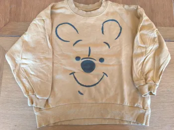 310900 pull moutarde garçon 6ans disney winnie