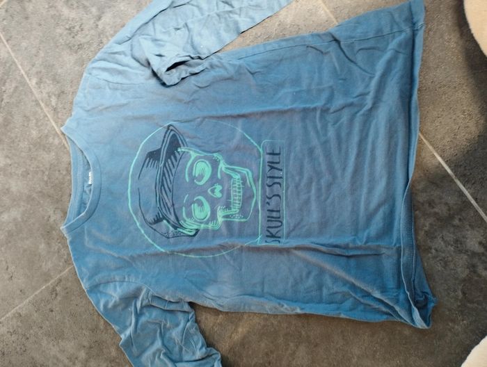 Tee shirt garçon manches longue Kiabi