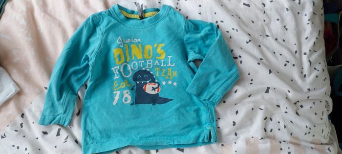 Lot de 5 tee shirts manches longues 18 mois - photo numéro 3