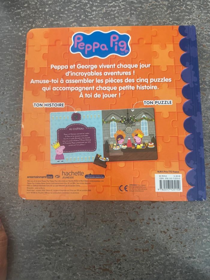 Livre puzzle peppa pig - photo numéro 2