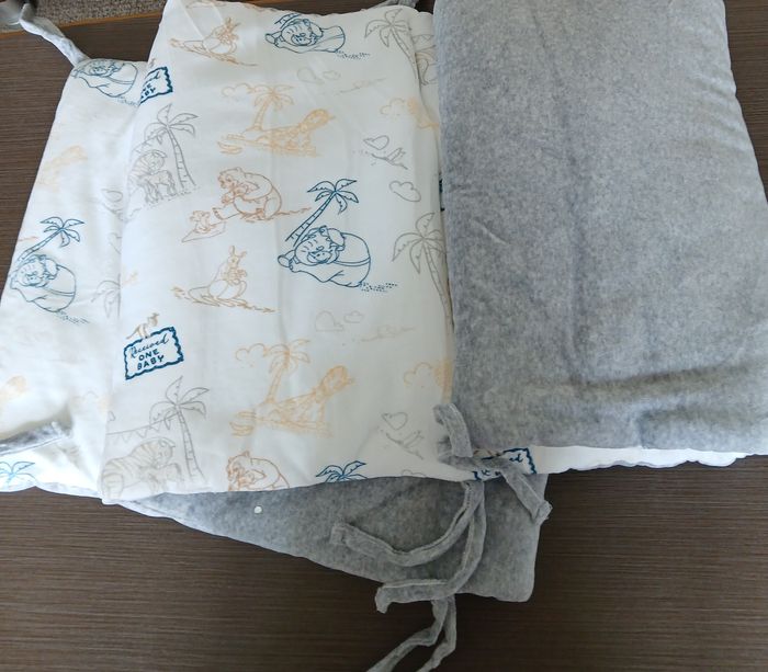 tour de lit bebe dumbo disney en velours 60/120 cm neuf - photo numéro 3