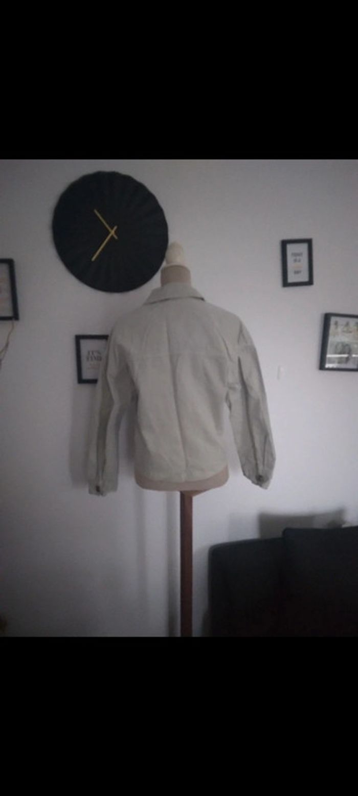 🌸Veste en jean vert d'eau Zara. 69.95€🌸 - photo numéro 8