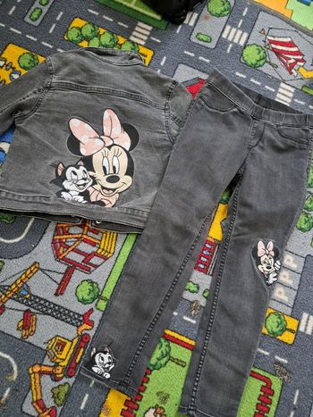Ensemble Minnie en jean 4-5 ans