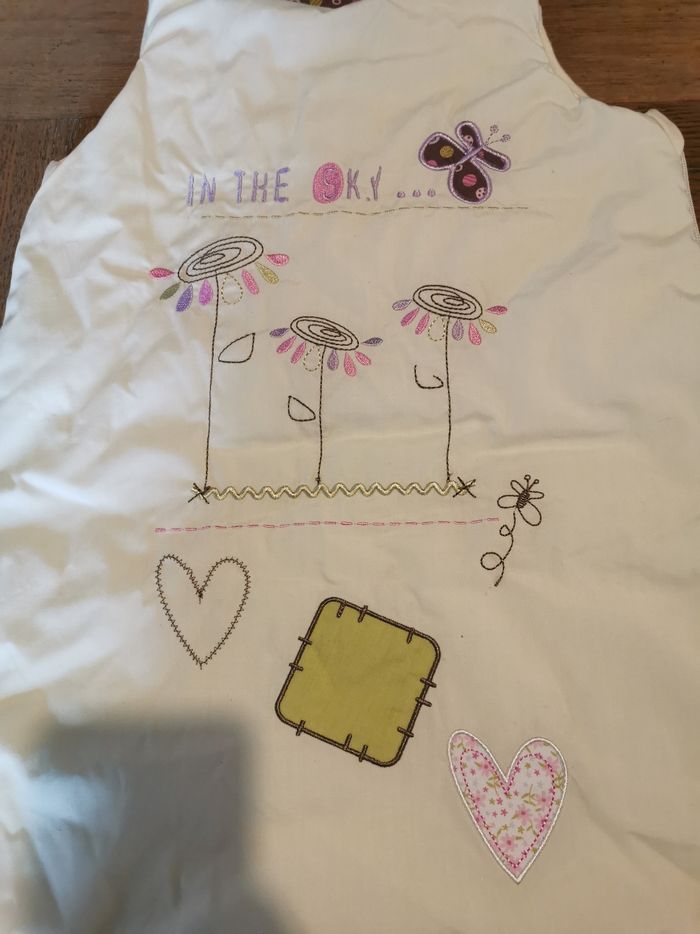 Doudounette gigoteuse turbulette évolutive jaune clair - photo numéro 3