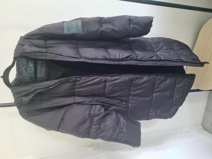 Doudoune longue noir à capuche - photo numéro 3