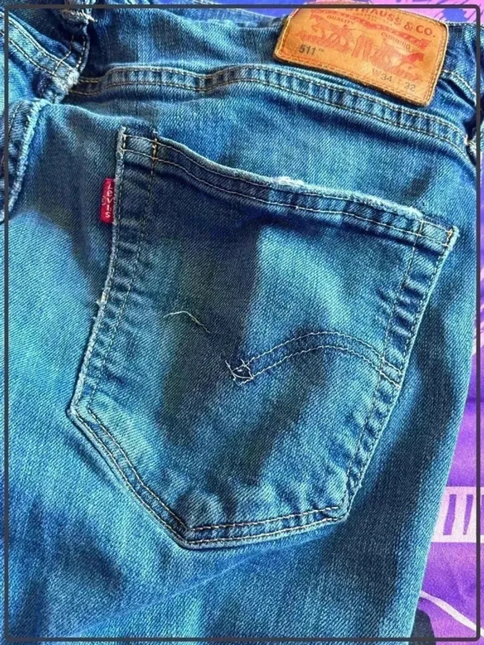 Jeans levi's homme troué taille 44 - photo numéro 9