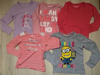 Lot de 5 t-shirts 8 ans