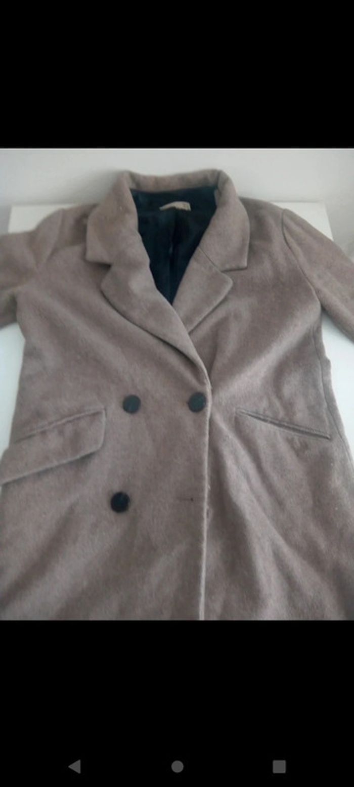 Manteau MNG 35% laine - photo numéro 3
