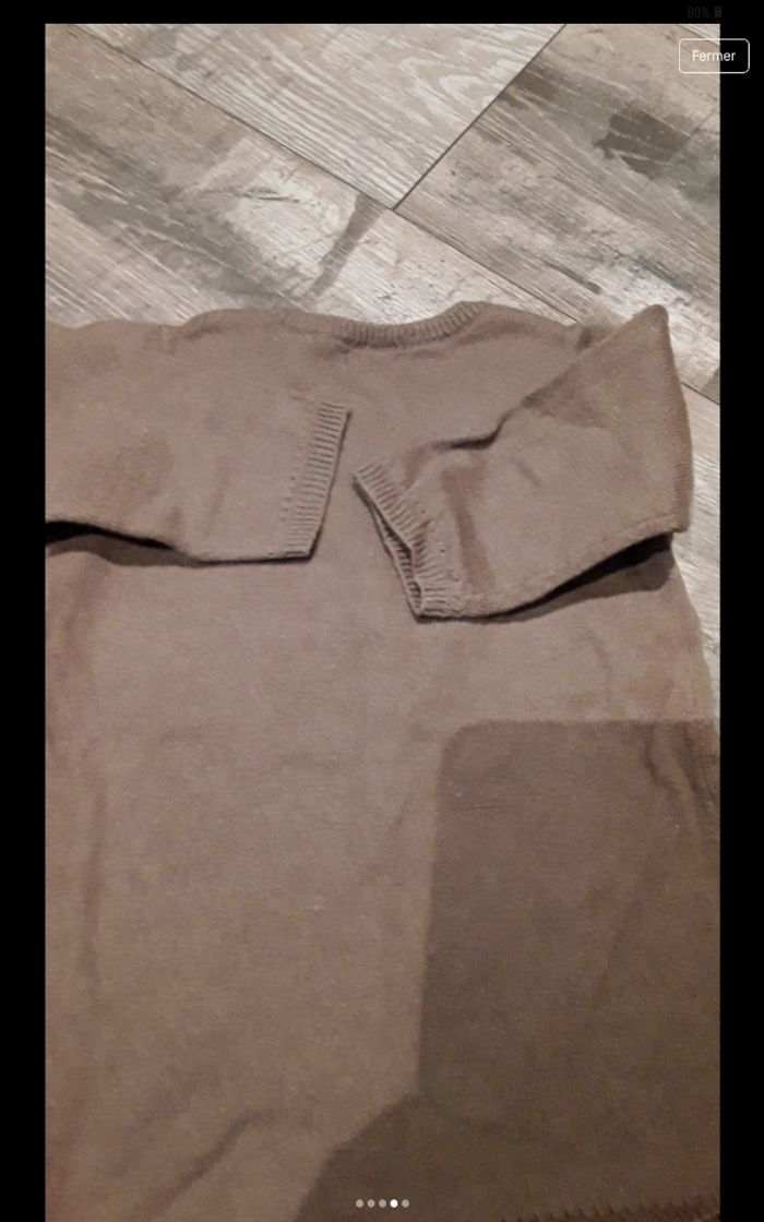 Pull marron - photo numéro 4