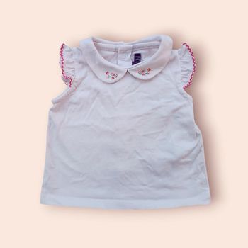 🔸Haut Sans Manches Fille Sergent Major - 3 Mois🔸