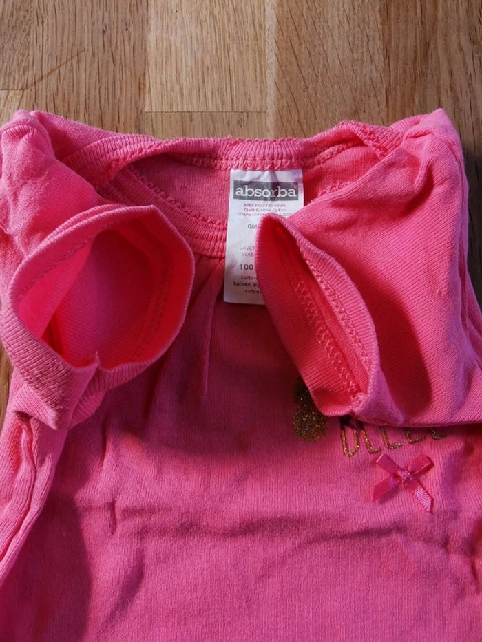 Bodie rose Absorba 6 mois MC - photo numéro 7