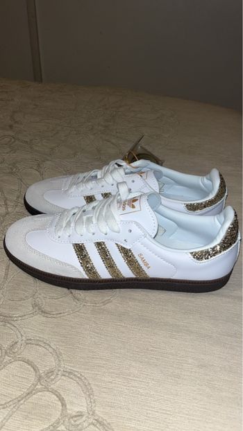 Adidas samba paillettes doré 