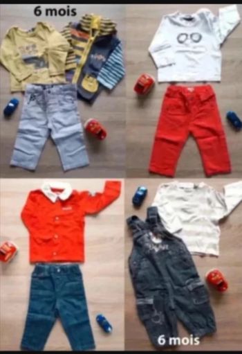 lot de 4 ensembles printemps automne 3-6 mois / 62 cm·Très bon état·Orchestra