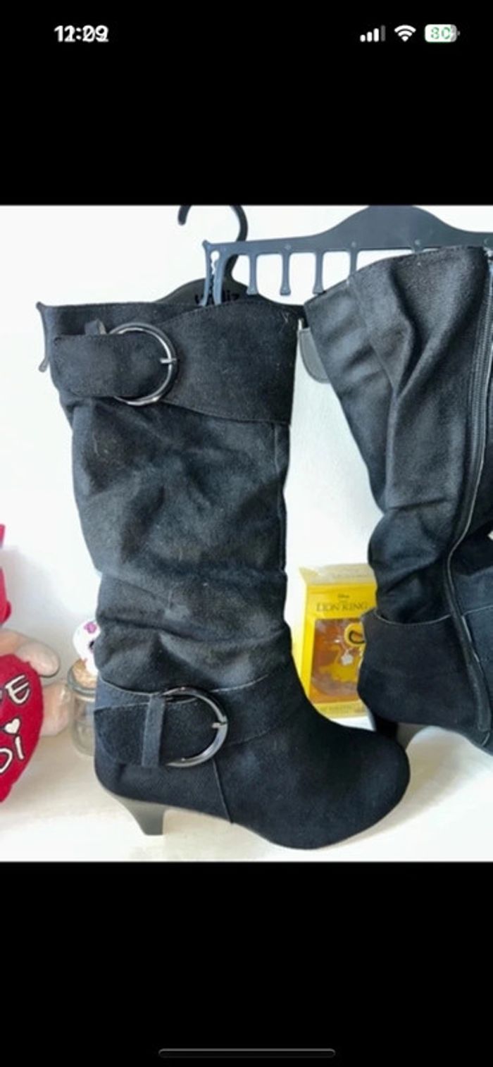 Bottes noires taille 37 - photo numéro 2