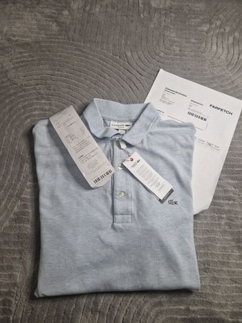 Polo Lacoste bleu ciel