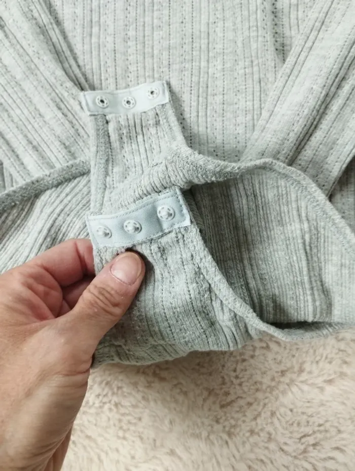 Body manches longues gris Promod 36 - photo numéro 5