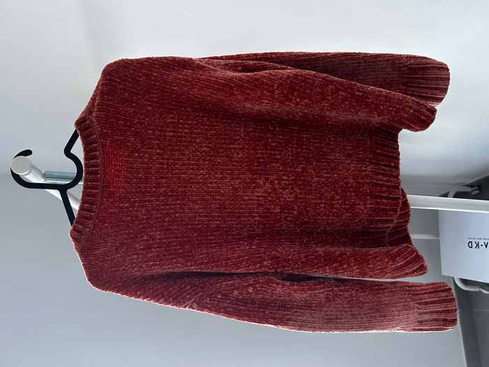 Pull en maille chenille orange Pimkie - photo numéro 5