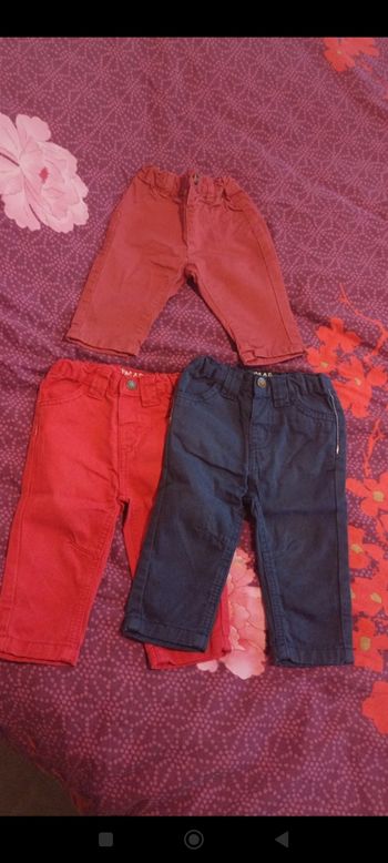 Lot pantalons 3 mois