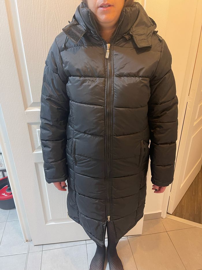 Manteau long T3 noir doudoune - photo numéro 6