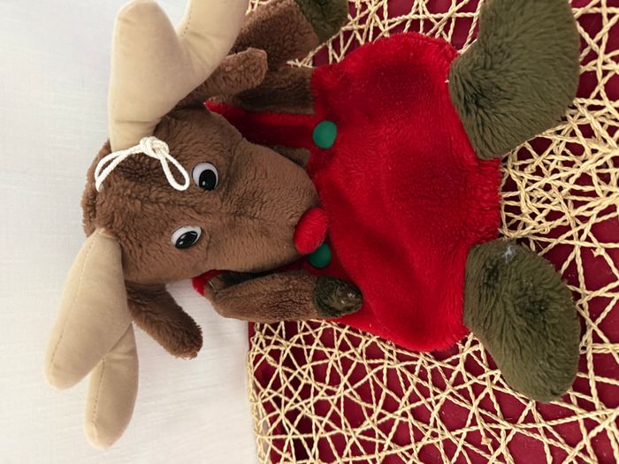 Cache bouillotte cerf peluche - photo numéro 4