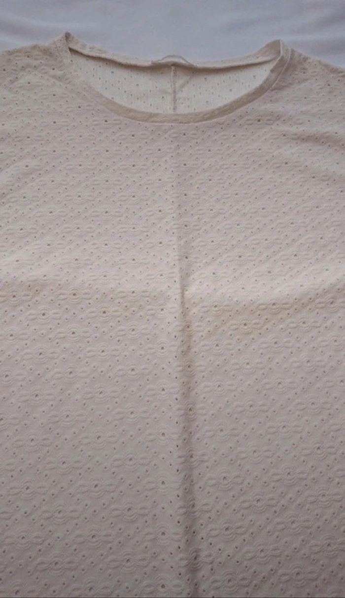 Tee-shirt manche courte blanc - photo numéro 2