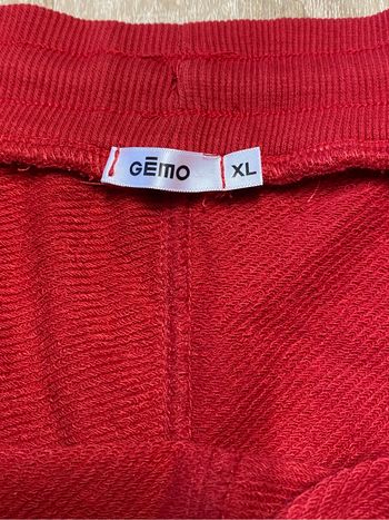 Bermuda homme rouge XL Gémo