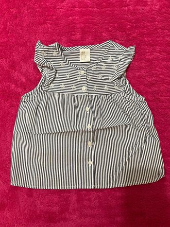 Chemise manches courtes H&M 12/18 mois - 86 cm