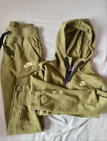 Ensemble Nike Air kaki - Sweet à capuche + jogging