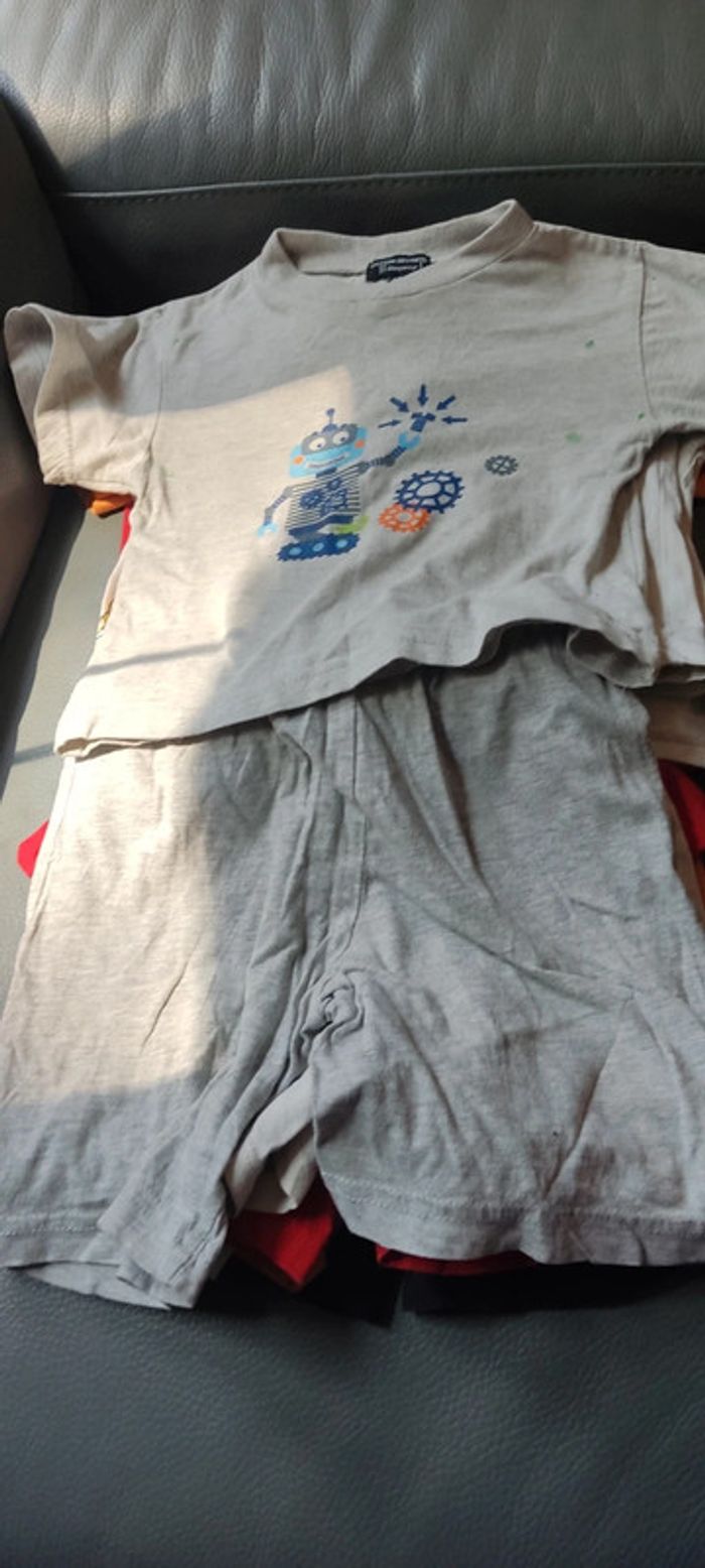 Lot 9 pyjamas été 3 ans garçon - photo numéro 2
