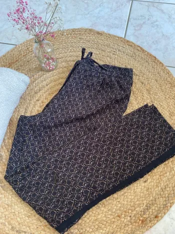 Pantalon effet python léger