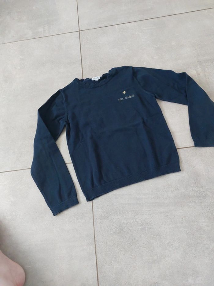 Pull Vertbaudet brodé "Ma chérie"