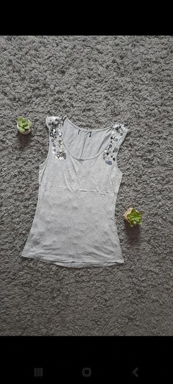 Debardeur avec sequins