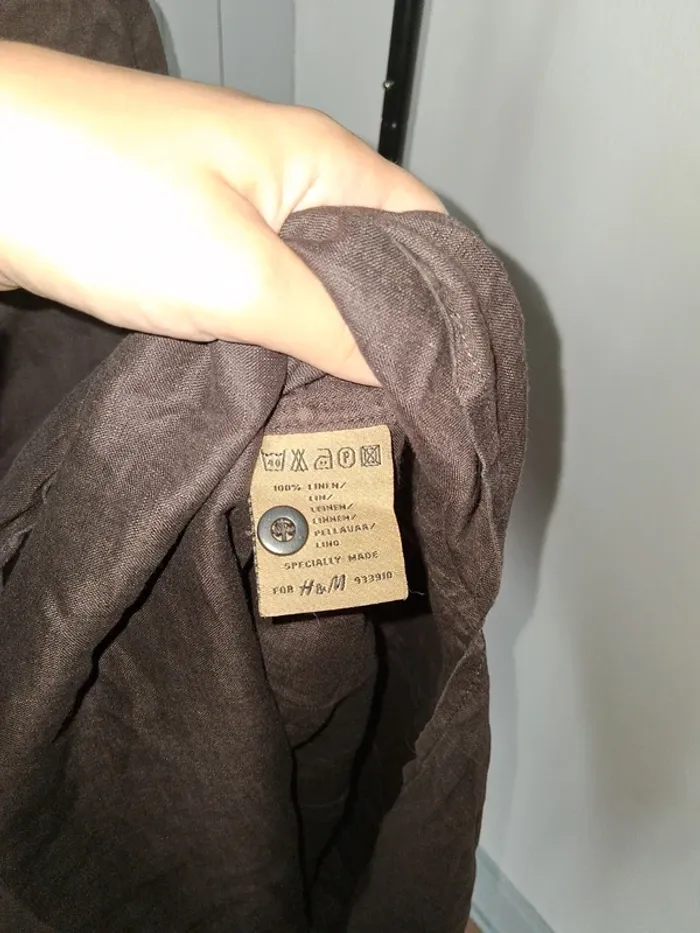 Robe longue en lin - H&M - 36/S - photo numéro 5
