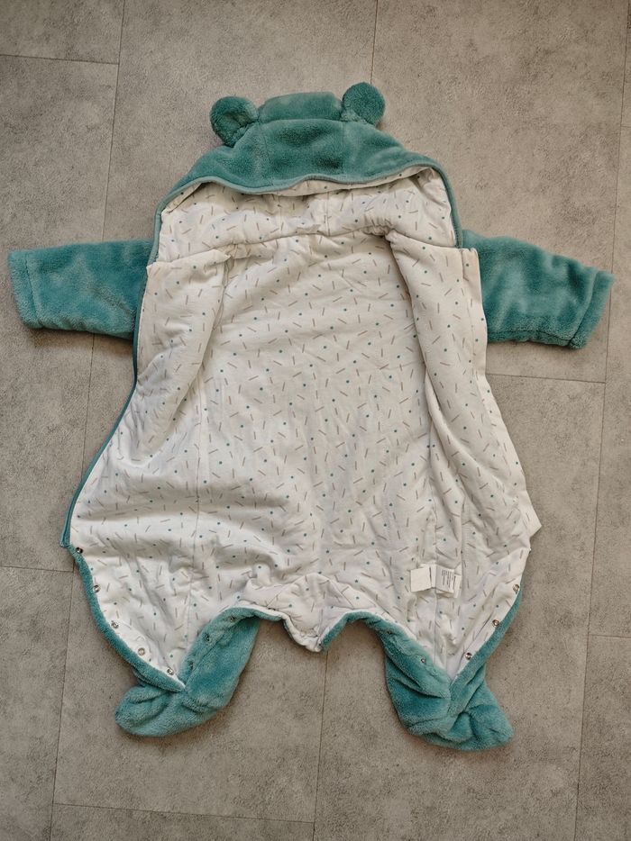 12  mois  (74 cm) - combipilote en peluche à capuche (Orchestra) - photo numéro 2