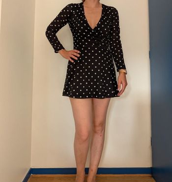 Robe à pois Mango