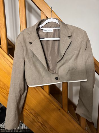 Blazer court femme bershka