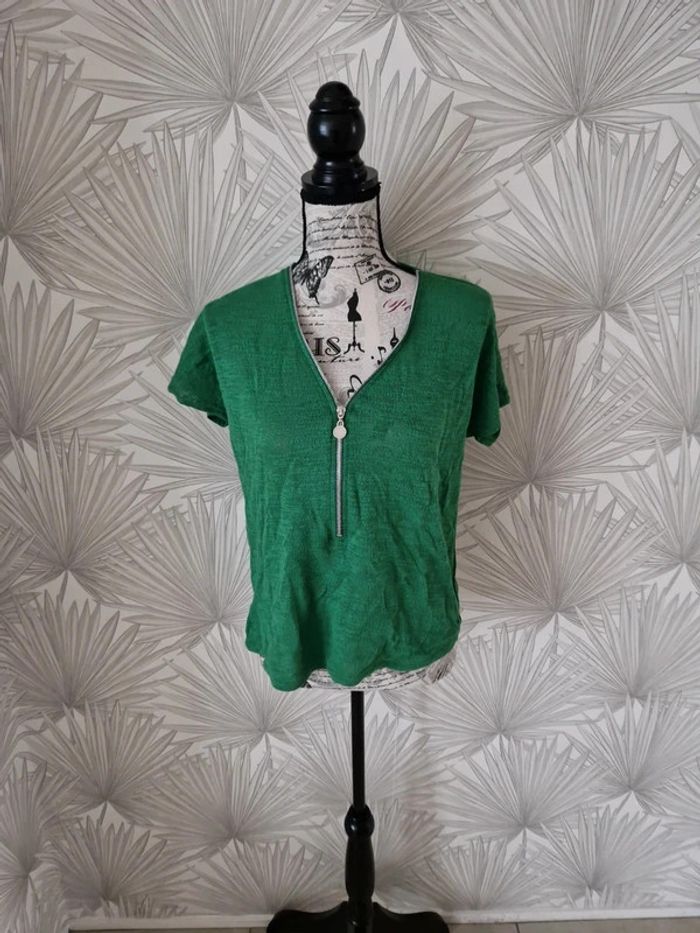 Jolie blouse manches courtes Salsa taille 36