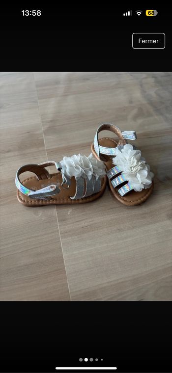 👶 Sandales fille taille 20 – marque Nini & Girls 🌸✨