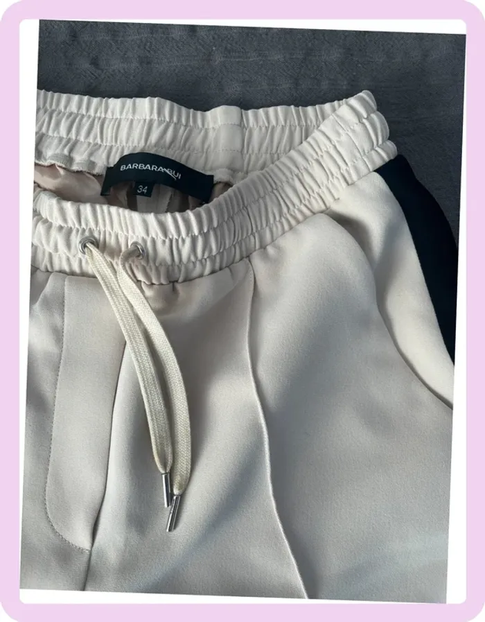 Pantalon Fluide Large Beige Barbara Bui Femme – Taille 34, Chic et Confortable - photo numéro 2
