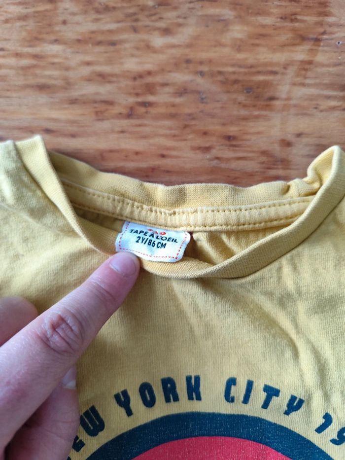 Lot de 2 tee-shirts à longues manches taille 24mois TAO - photo numéro 5