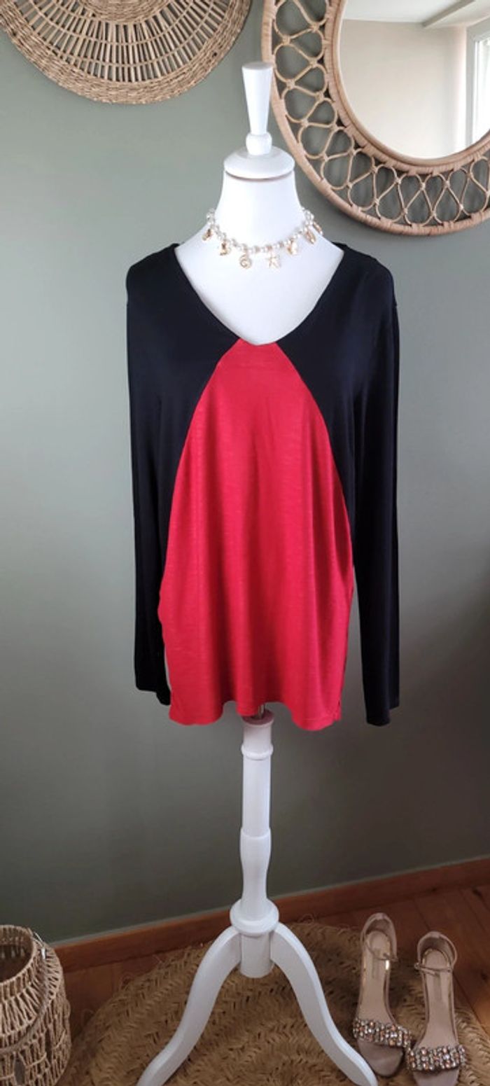 Jolie blouse longue manche Lady Captain Taille 46 - photo numéro 2