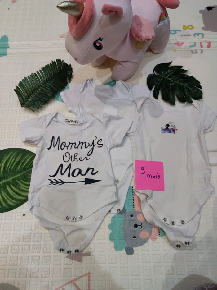 3 bodies MC 9 mois mixte