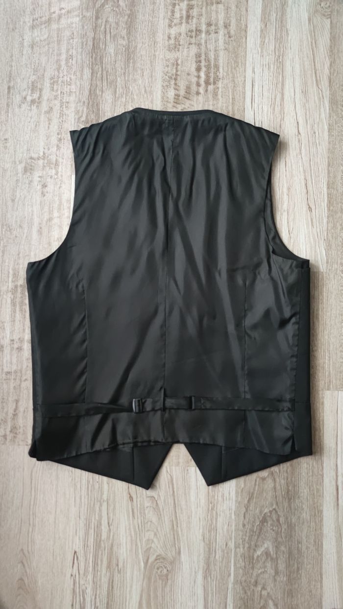 Veste gilet de costume top noir surchermise homme The Kooples taille 48 - photo numéro 3
