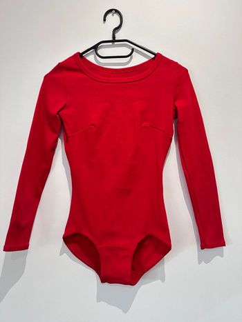Body manches longues rouge