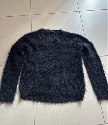 Pull fluffy noir Teddy Smith girl 14ans