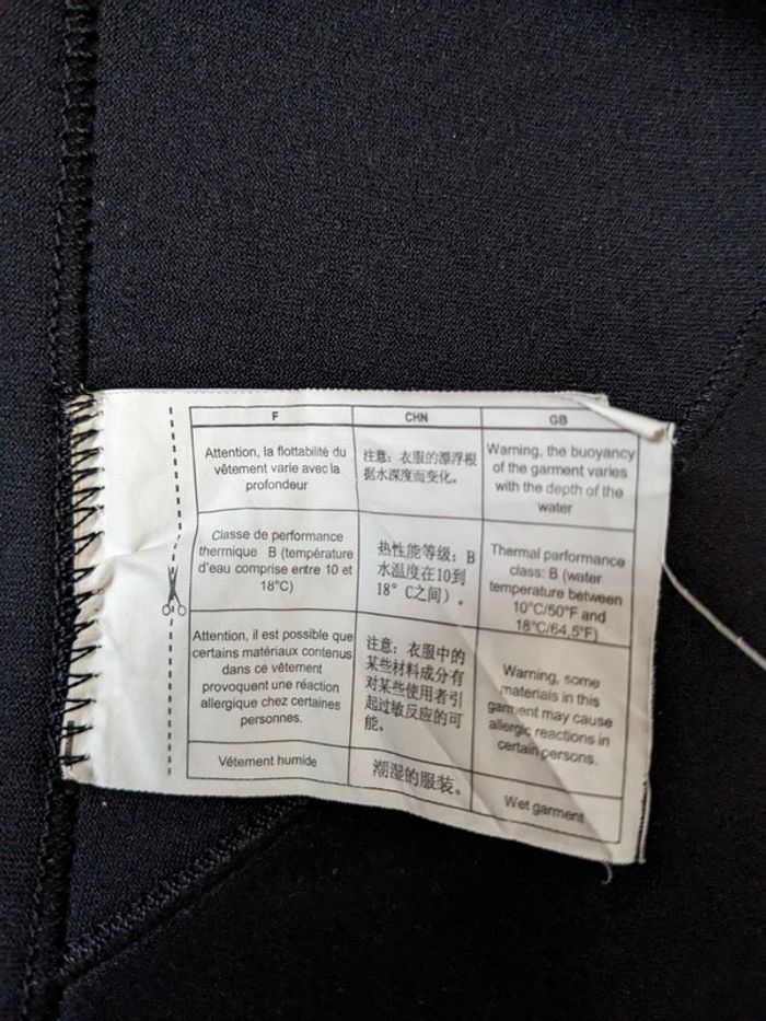Veste plongée xs - photo numéro 6