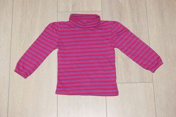 Sous pull à rayures. 2 ans fille. Marque  In Extenso
