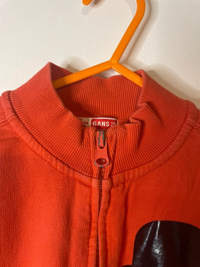 Gilet zippé dpam 6 ans mixte - photo numéro 4